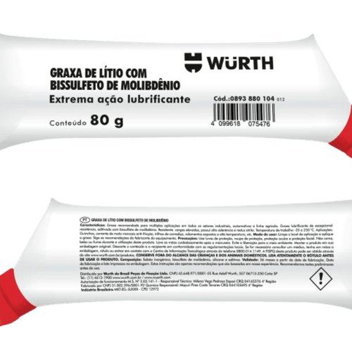Graxa de Lítio com Bissulfeto de Molibdênio 80g