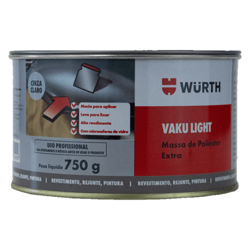 Vaku Light Massa de Poliéster Extra 750g