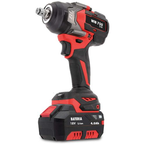 Chave De Impacto 1/2” Brushless Bateria 18V 4,0 Ah