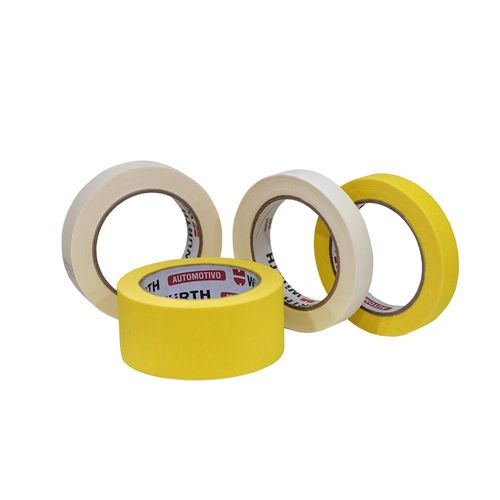 Fita Crepe de Uso Geral Bege 48mm x 50m Embalagem com 2 Unidades