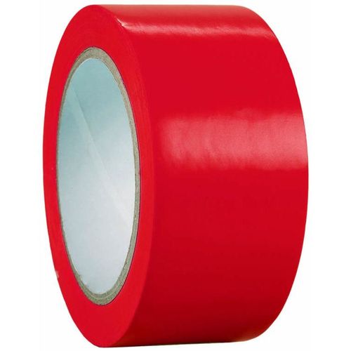 Fita Adesiva de Demarcação de Solo Vermelha 48mm x 30m