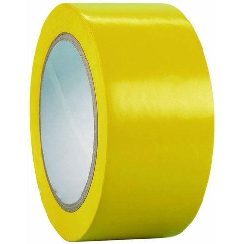 Fita Adesiva de Demarcação de Solo Amarelo 48mm x 14m