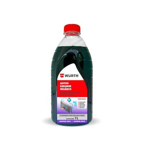 Aditivo para Radiador Orgânico Concentrado Verde/Azul 1L kit com 12 unidades