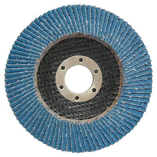 Disco Flap Aço 115mm G80 Embalagem com 5 Unidades
