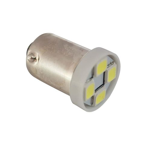Lâmpada Automotiva T4W 12V BA9s 69 Branca 1 Par