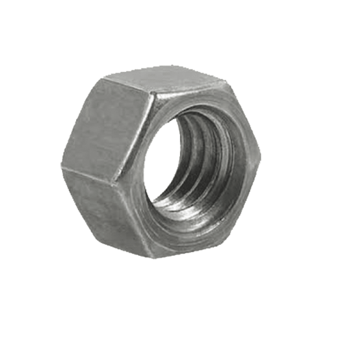 Porca Sextavada Unc G2 Zincado Branco ANSIB18.2.2 - 1/2” Embalagem com 100 Unidades