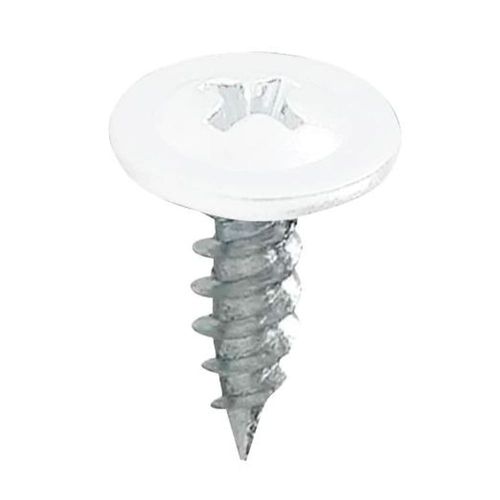 Parafuso Cabeça Flangeada Philips Ponta Agulha Branco 4,2 x 13mm Embalagem 500 Unidades