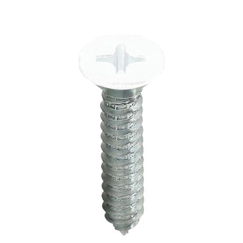 Parafuso Autoatarraxante Cabeça Chata Philips DIN7982 4,2 x 16mm Zincado Branco 250 Unidades