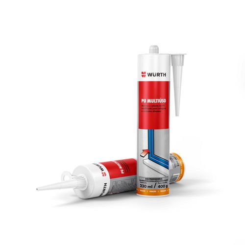 Selante PU Multiúso Branco 400g Embalagem com 12 Unidades