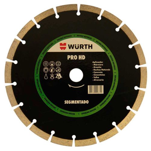 Disco Diamantado Segmentado Silencioso PRO-HD para Granito 350 x 50mm