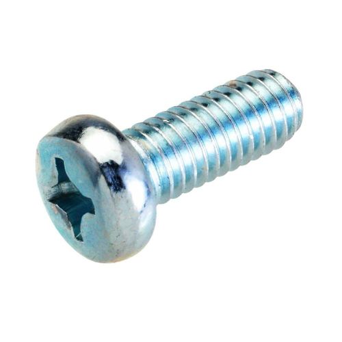 Parafuso Máquina Philips Cabeça Panela Zincado DIN7985 6 x 15mm Embalagem com 100 Unidades