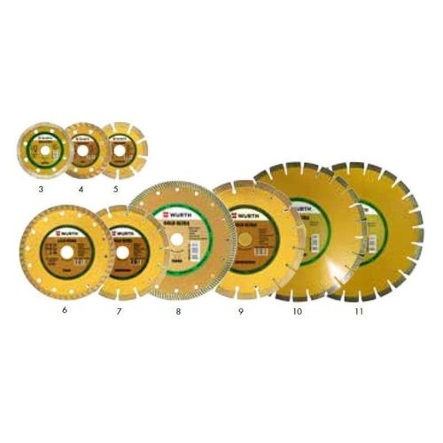 Disco Diamantados de Corte Gold Ultra V2 Segmentado 110 x 20mm