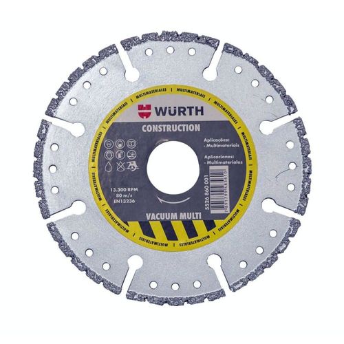 Disco Diamantado de Corte Multi Vacuum Construction 115 x 22,23mm