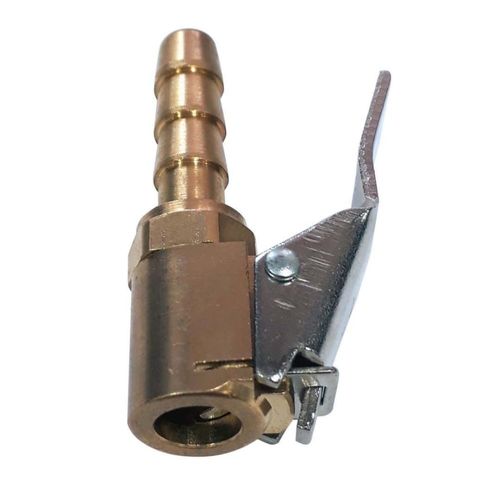Inflador de Ar com Presilha sem Retenção Mangueira 1/ 4” Calibrador Digital Embalagem com 2 Peças