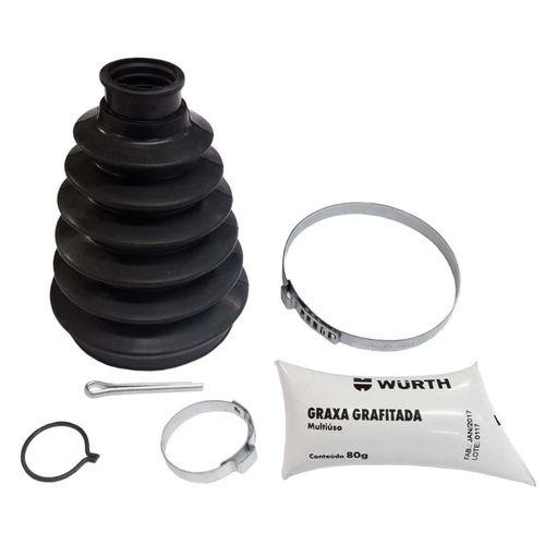 Kit Coifa para Junta Homocinética Borracha Nitrílica GM Lado Roda