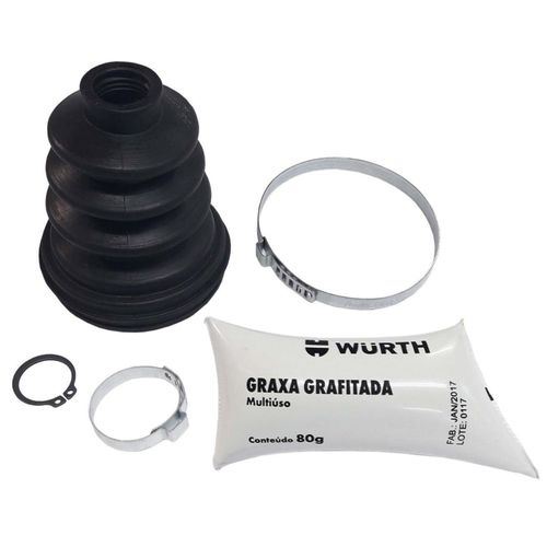Kit Coifa para Junta Homocinética Borracha Nitrílica Ford Lado Câmbio