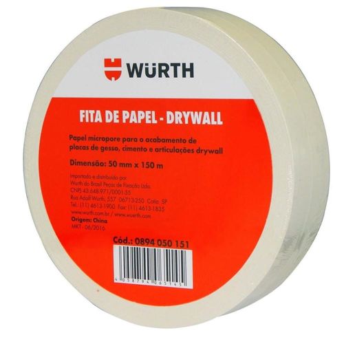 Fita de Papel para Drywall 50mm x 150m