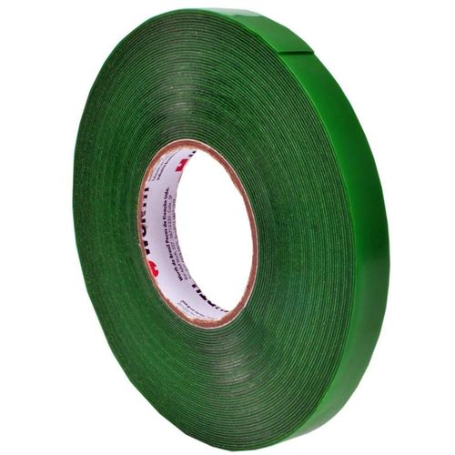 Fita Dupla Face Acrílica Transparente 12mm x 1,5m Embalagem com 12 Unidades