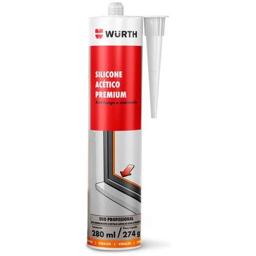 Silicone Acético Premium Branco 280g