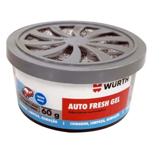 Odorizador Auto Fresh Gel Carro Novo 60g Embalagem com 24 Peças