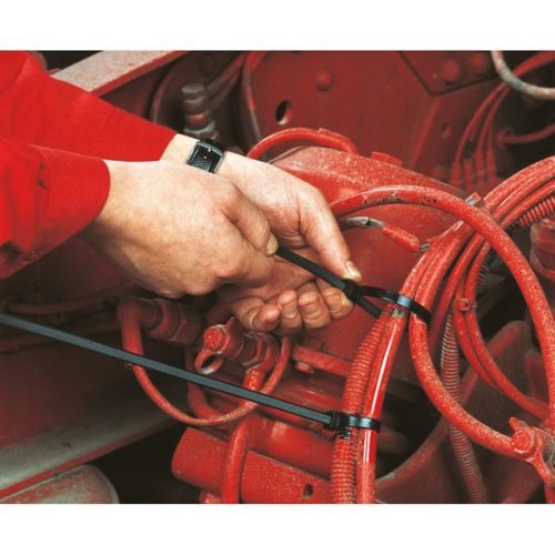 Abraçadeira de Nylon 6.6 Preta 580 x 12,5mm Embalagem com 25 Peças