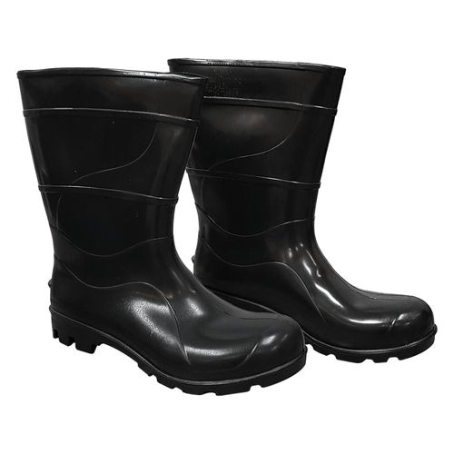 Calçado Segurança Bota PVC Preta sem Forro 44/45