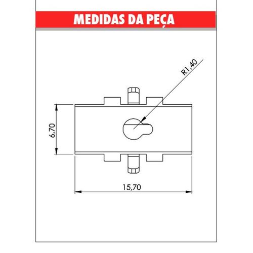 Grampo Metal Para-Choque E Para-Barro Gm Todos Embalagem com 10 Unidades