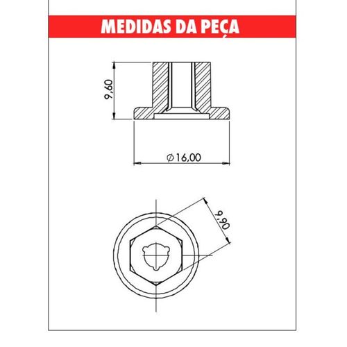 Grampo Para-Barro Cruze/Cobalt/Onix/Prisma Embalagem com 10 Unidades
