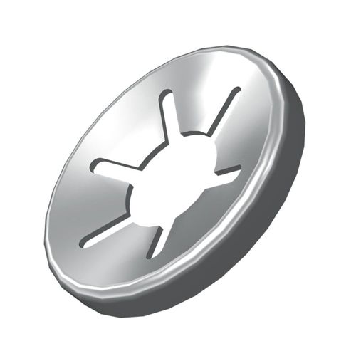 Grampo Metal Moldura Emblema Capo Branco Corsa G2/Prisma/Fiat Embalagem com 10 Unidades