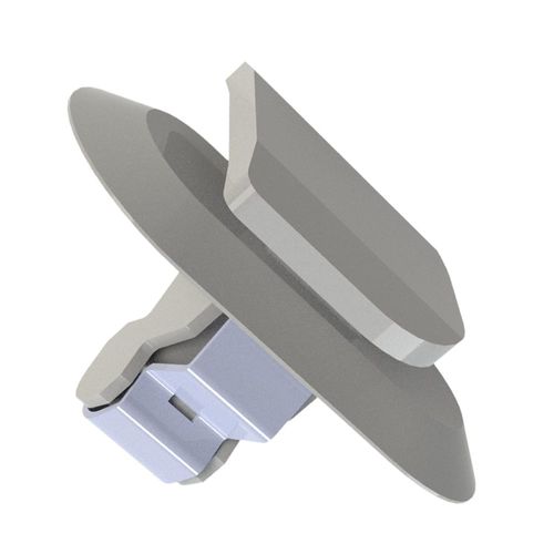 Grampo Das Colunas Interno Gm/Renault Cinza Embalagem com 10 Unidades