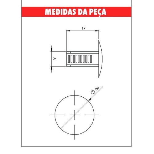 Grampo Teto Astra/Celt/Corsa/Montana Cinza Embalagem com 10 Peças